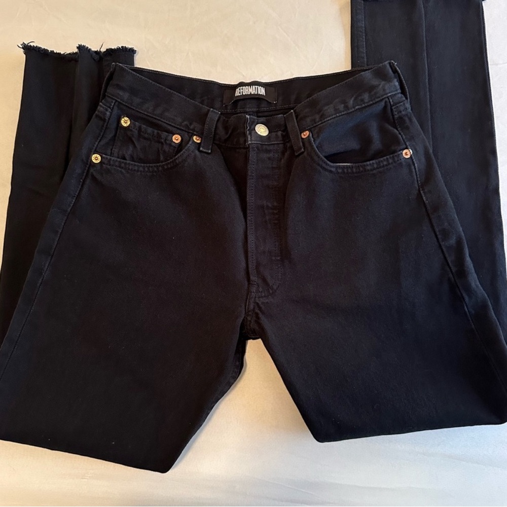 reformation x levis jeans